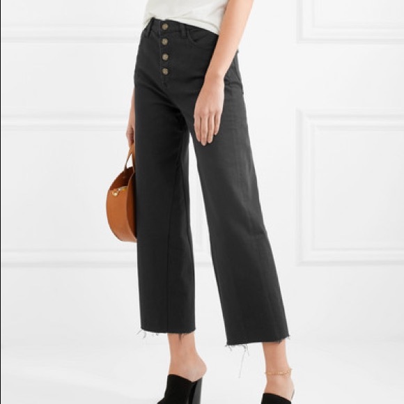 Anthropologie Denim - M.i.H Caron Cropped Wide Leg Raw Hem Camden Jean